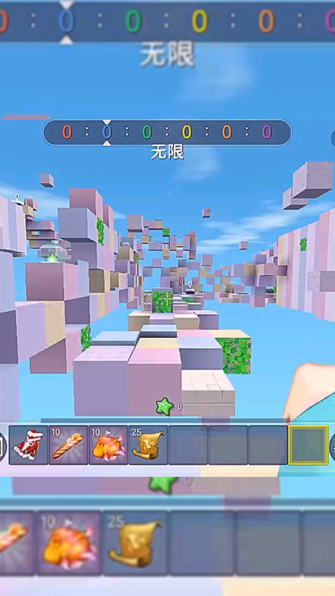 迷你世界声控跑酷素材粉丝吱一声拿