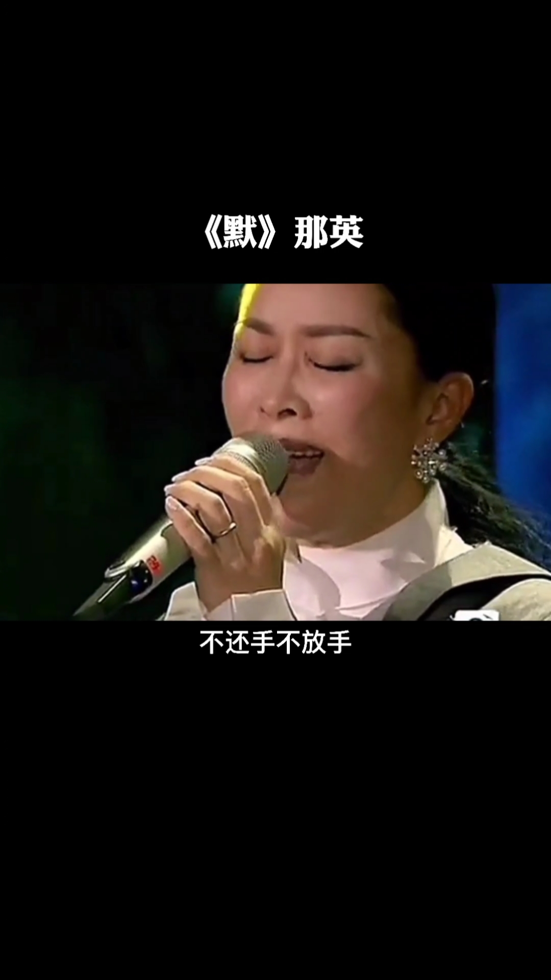 音乐我被爱判处终身孤寂放不下得不到默那英