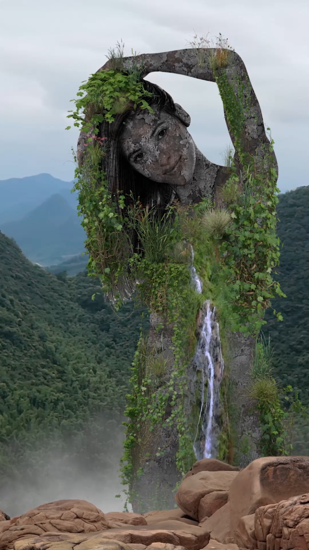 视觉震撼#这大自然天工造就的奇观,难得一见,你看着像什么?