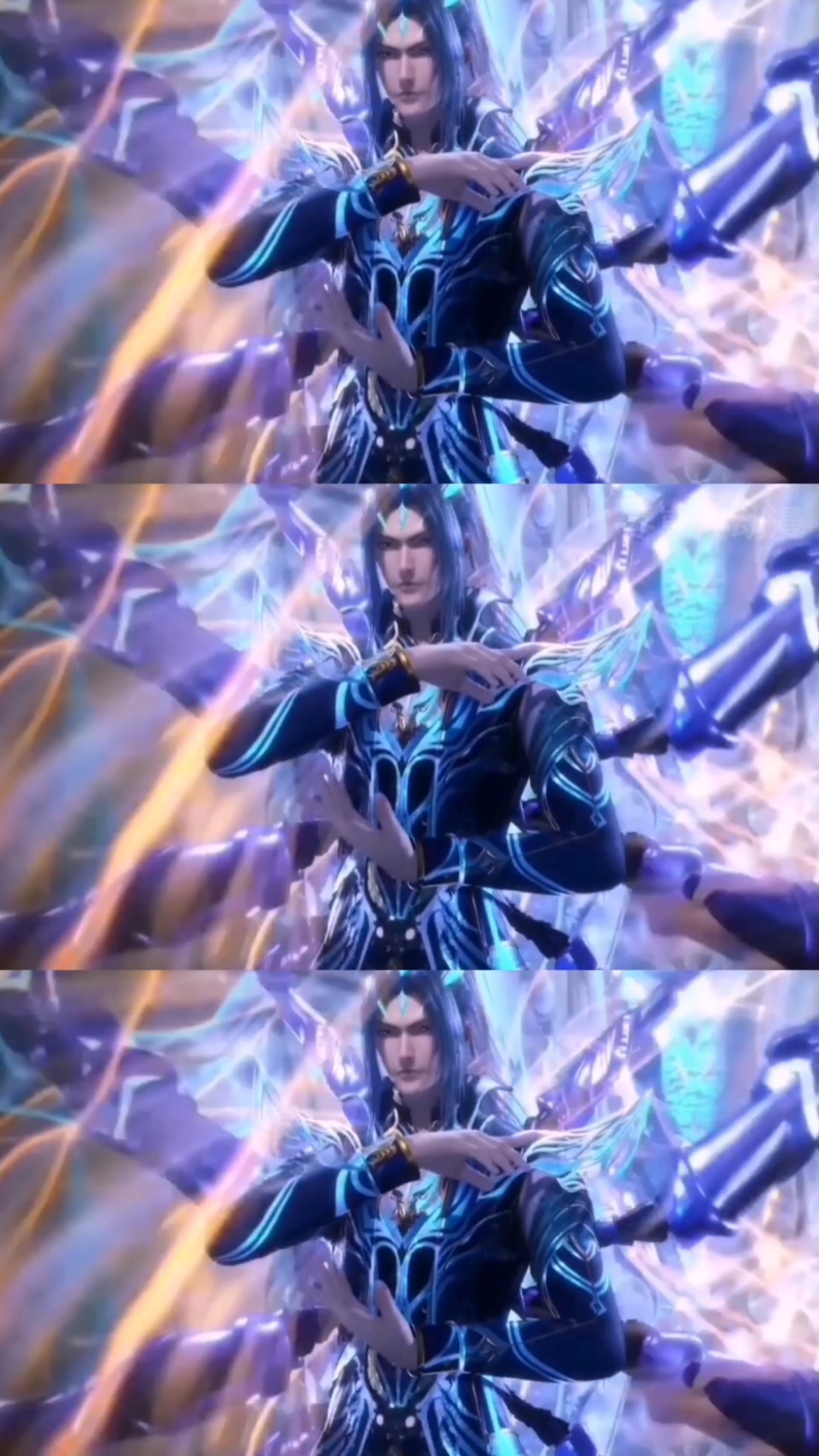 动漫#这就是三哥的蓝银真身吗!