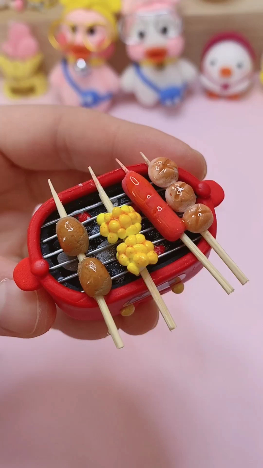 粘土烧烤教程#粘土串串教程