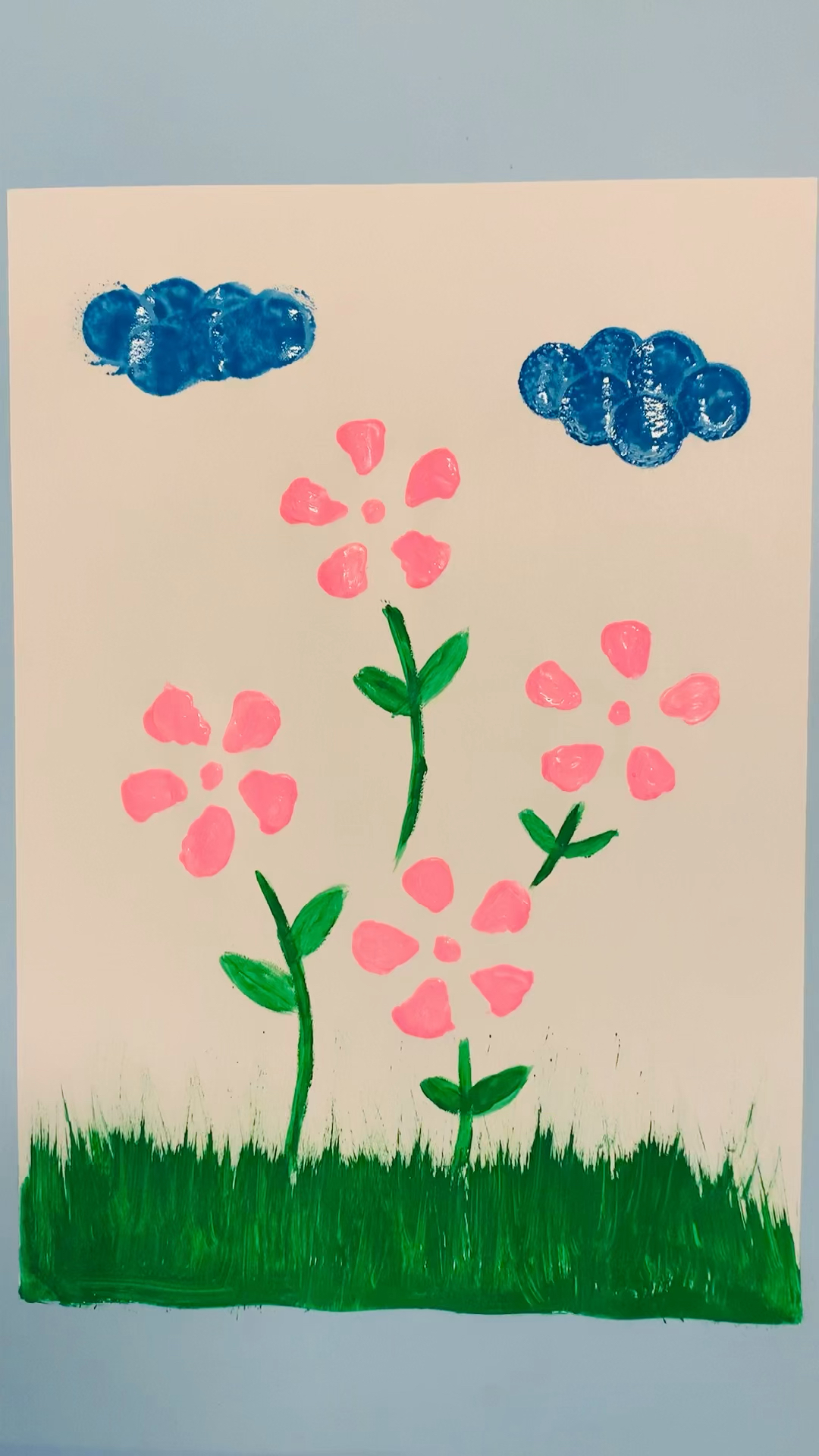 少儿创意美术#瓶底印画