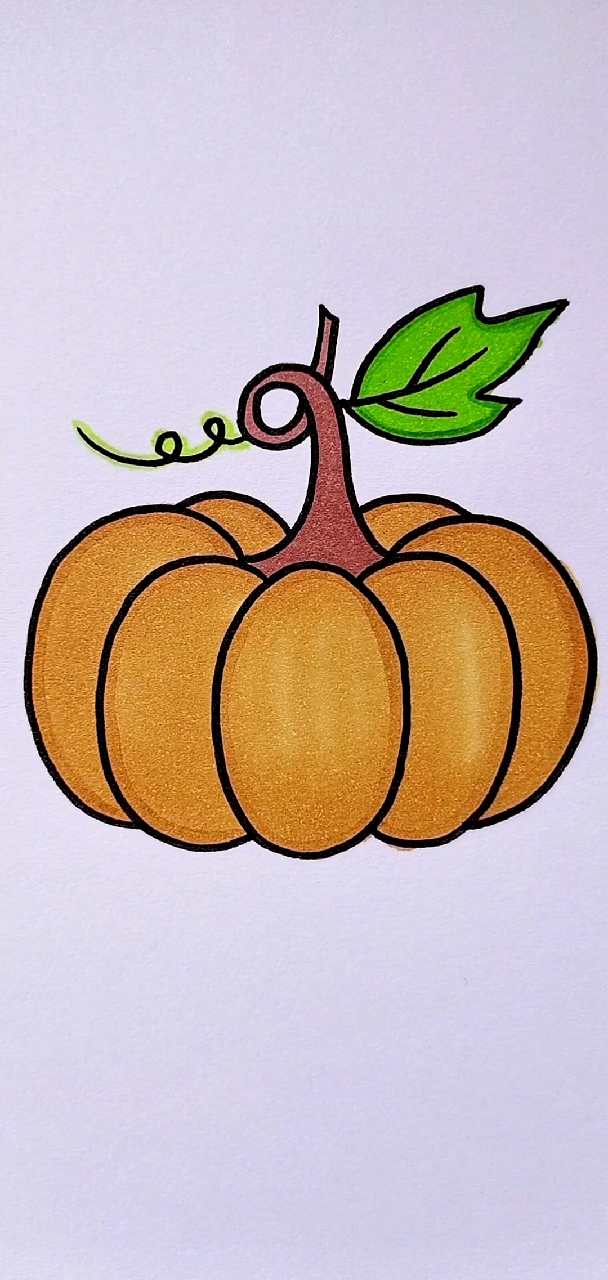一起来画南瓜?