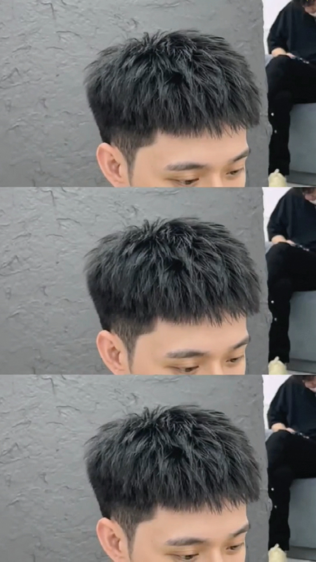 玉林烫发染发#男生栗子头,超级好看-度小视