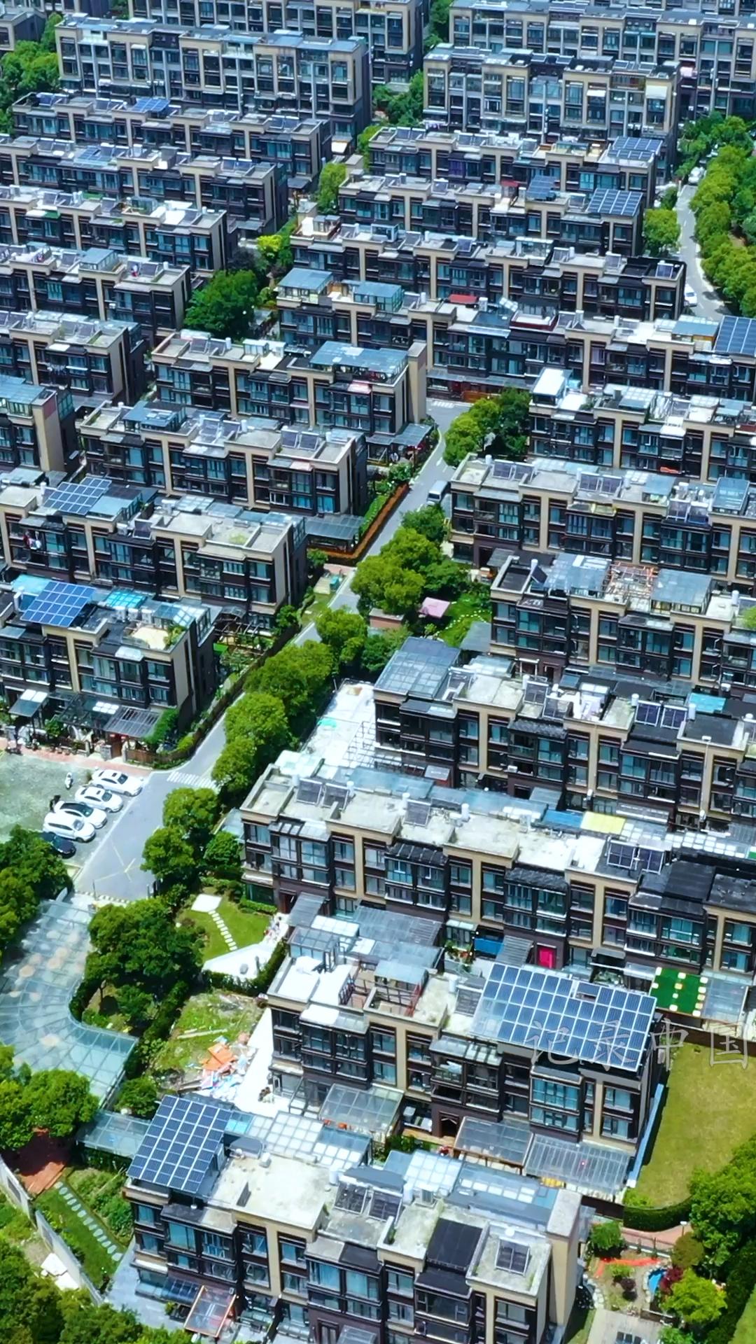 据说这是一个高科技小区,完全看不出来啊,就是感觉屋顶有点不一样