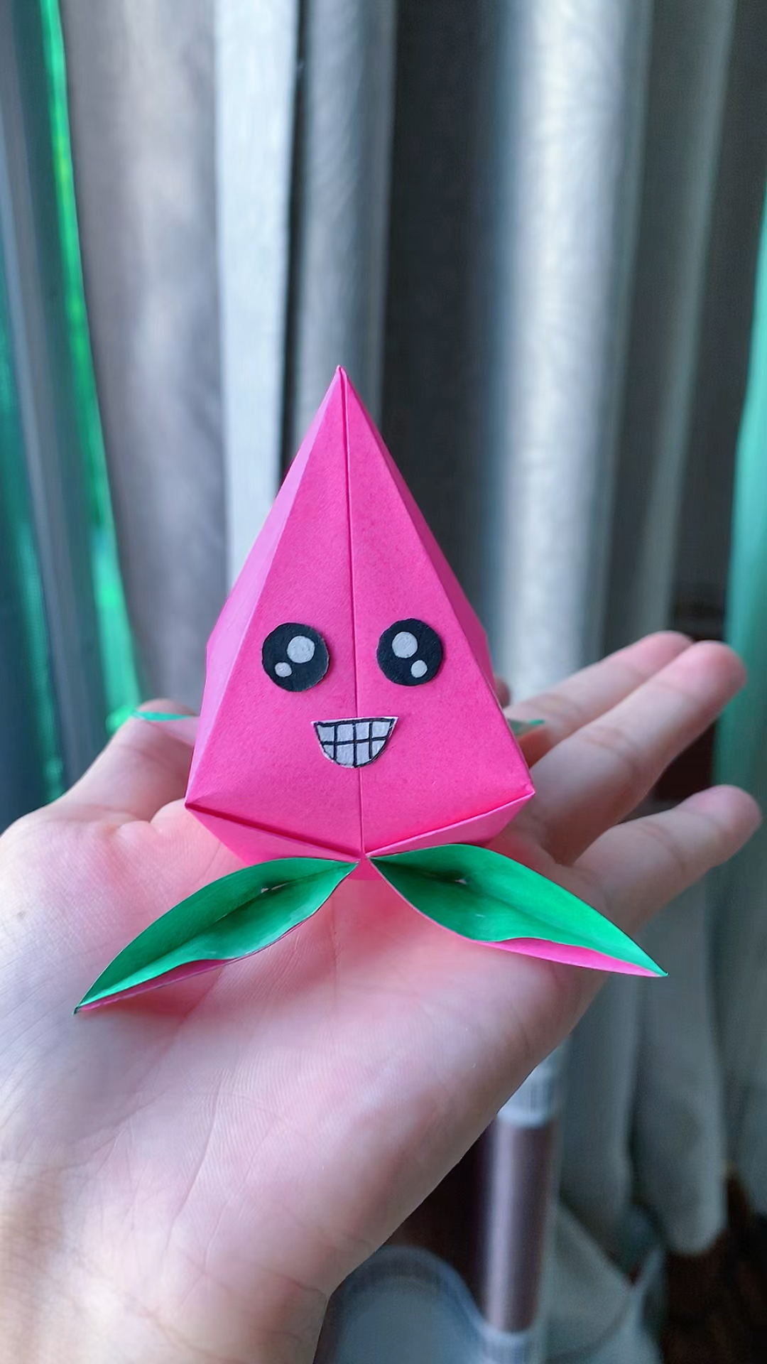 重阳节寿桃折纸,送给爷爷奶奶-度小视