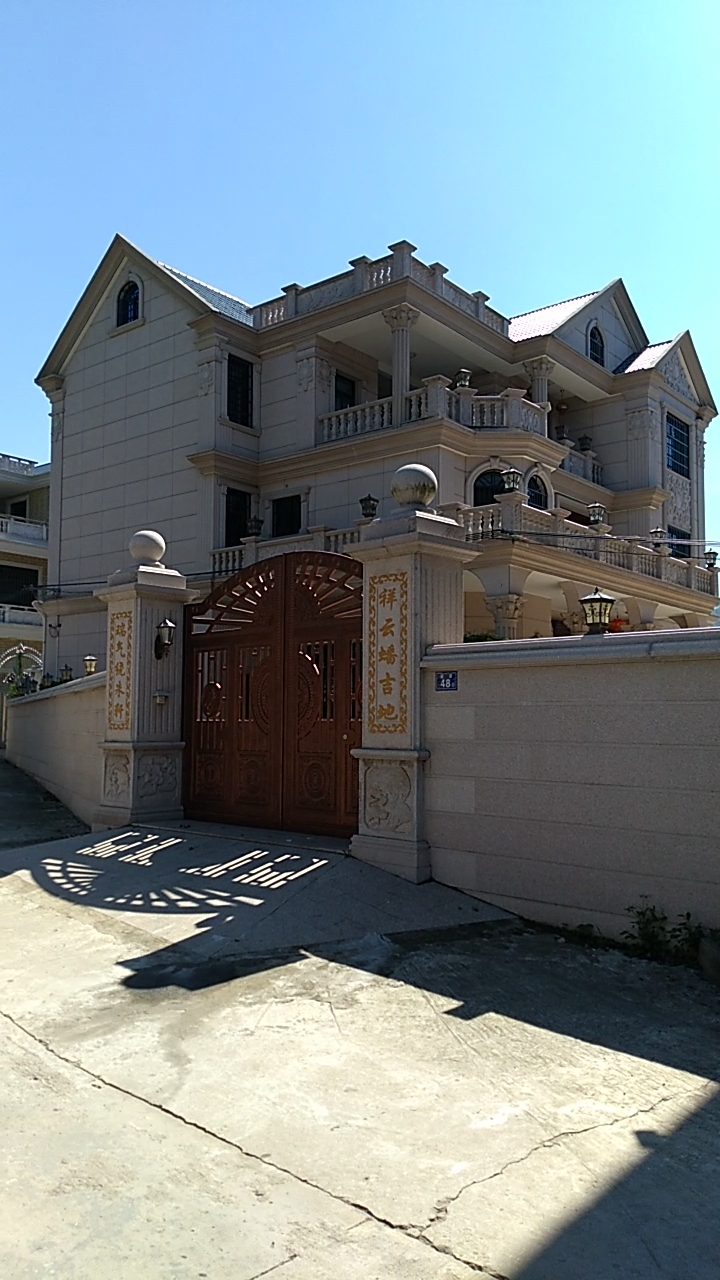 福清农村的房子,欧式风格,漂亮不?