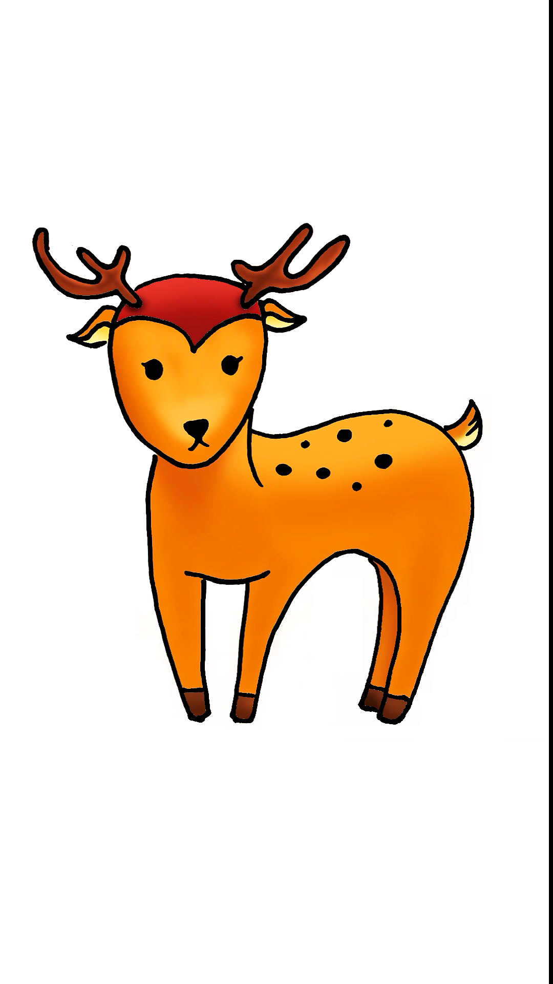 简笔画#梅花鹿怎么画简单漂亮