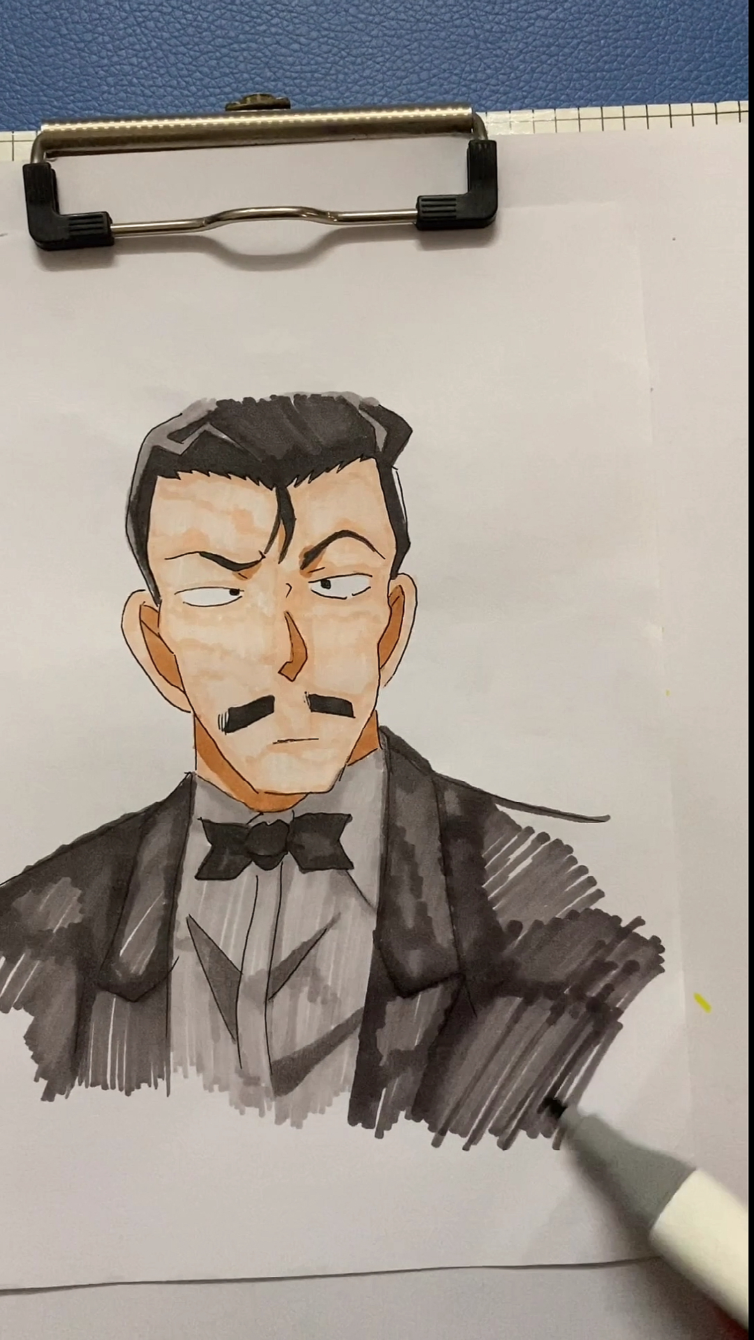 画毛利小五郎上时间不一样出来的成品-度小视