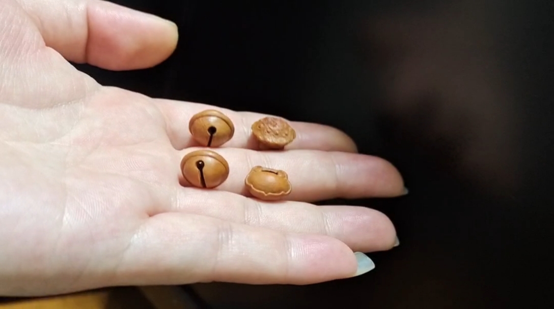 非遗文化纯手工制作#爱好手工雕刻小桃篮喜欢的来一起做