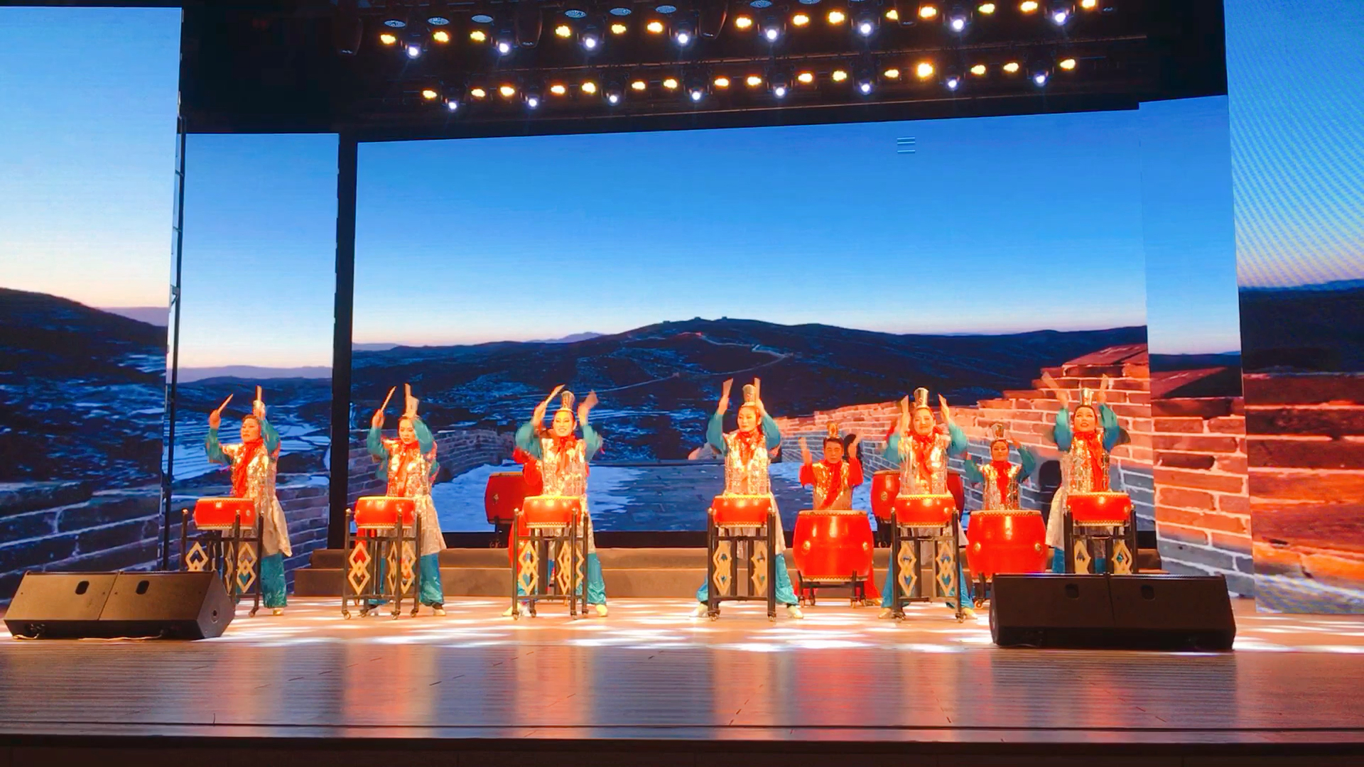 北京传统文化节目中国鼓表演开场鼓舞演出北京打鼓表演视频开幕式表演