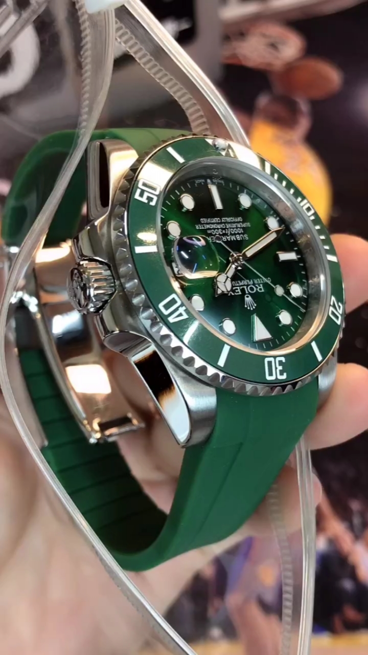 手表##手表#胶带绿水鬼系列腕表-度小视