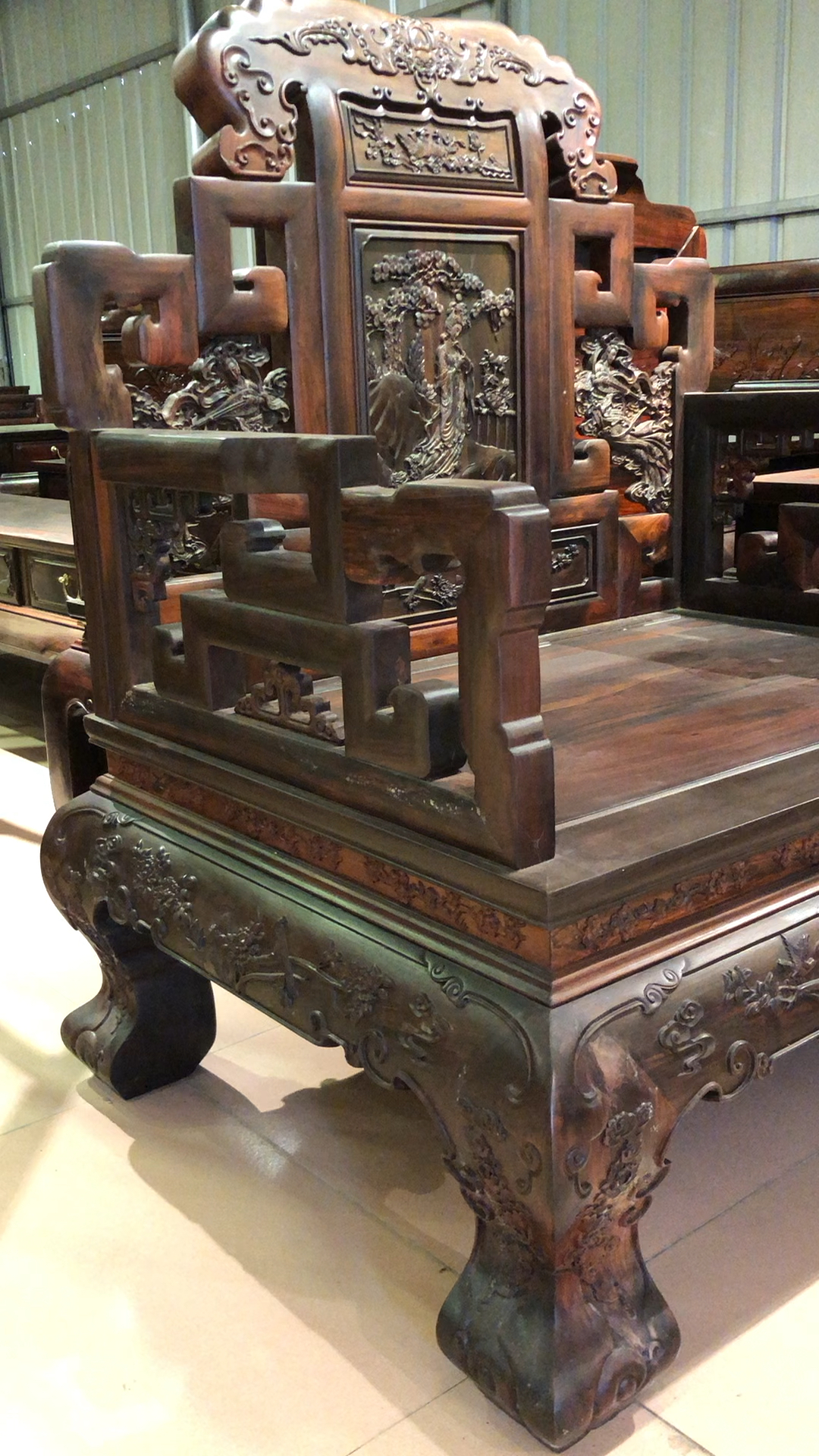 交趾黄檀老料沙发