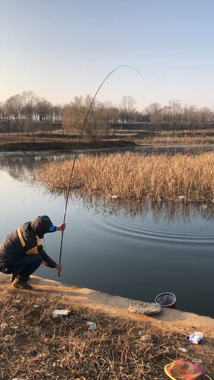#钓鱼技巧#这鱼遛的真过瘾!-度小视