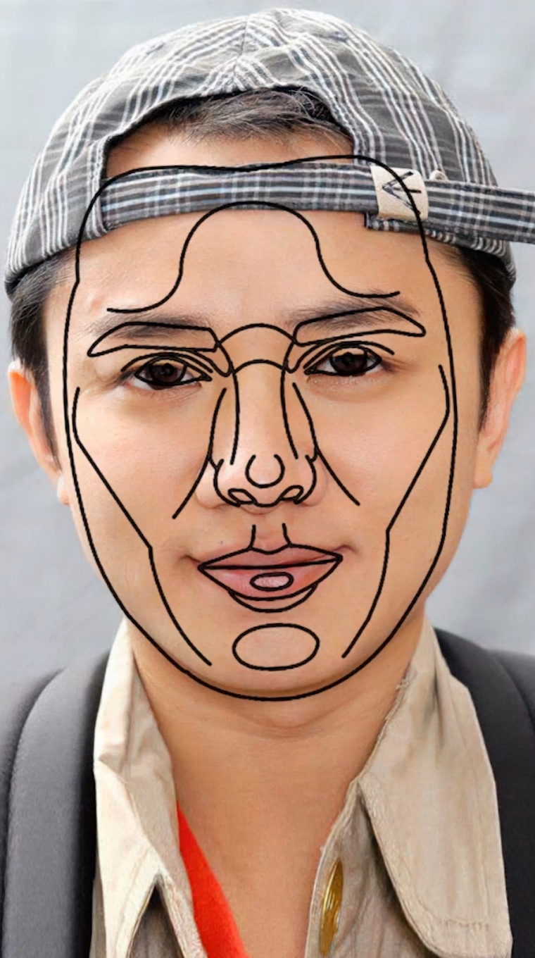 ps#假如王祖蓝拥有黄金比例的脸