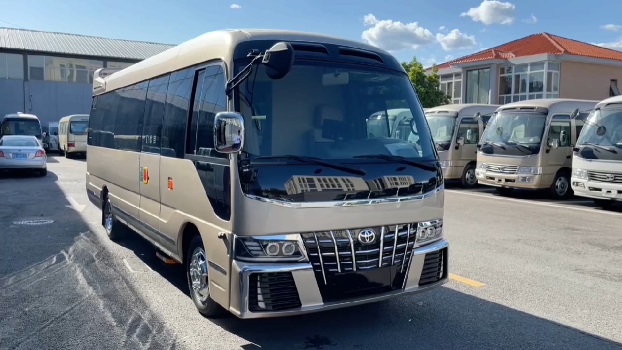 豪华商务车#丰田考斯特埃尔法版2021年新款现车