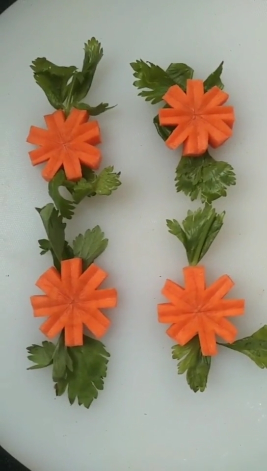 漂亮的胡萝卜造型