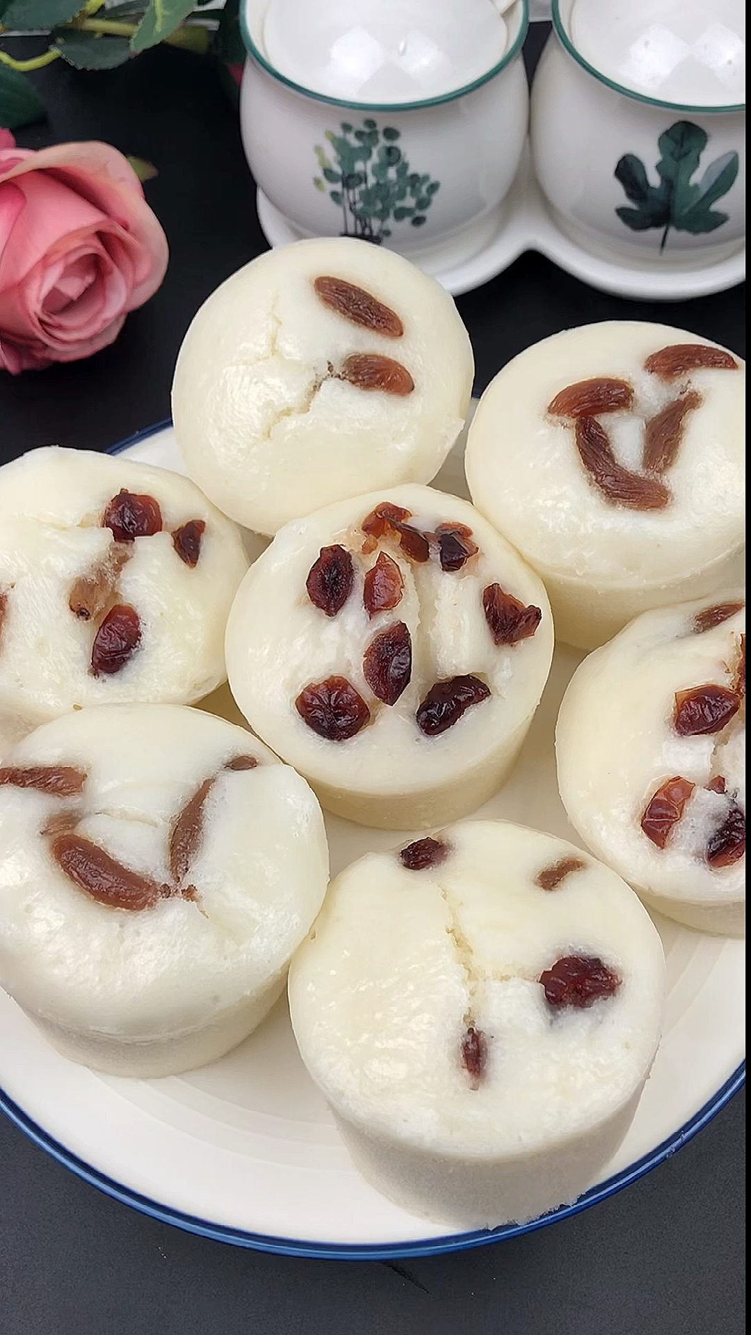 自制美食#大米发糕这样做才香甜软糯