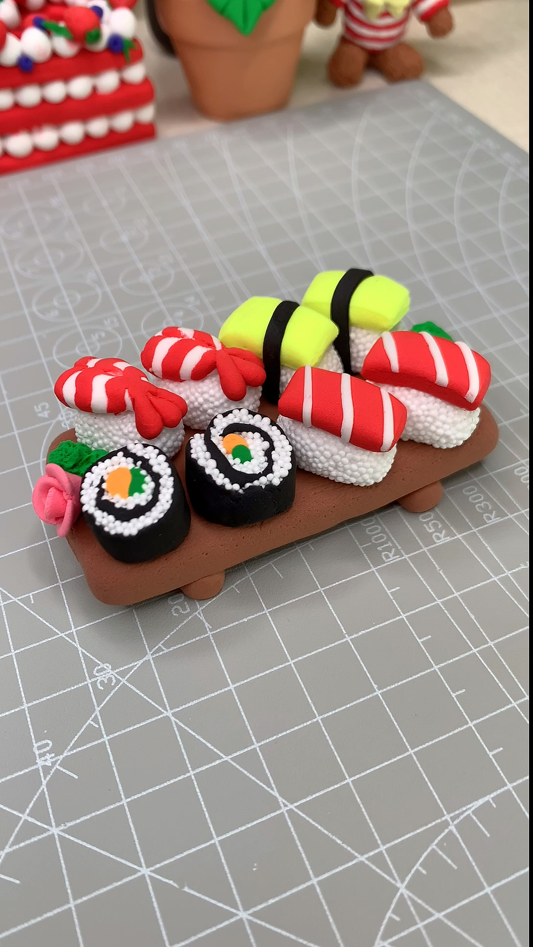 超轻粘土#寿司来咯