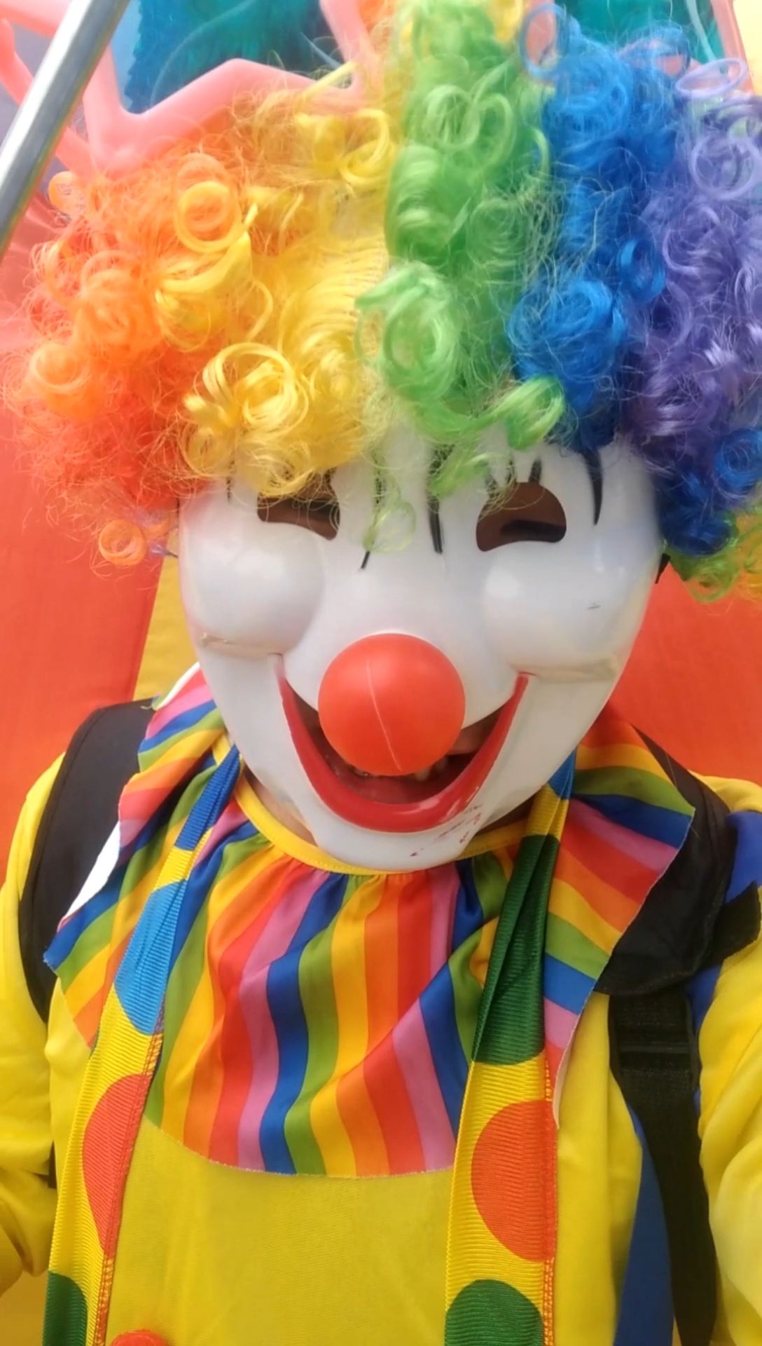 第一次扮小丑,挑战一下自己.