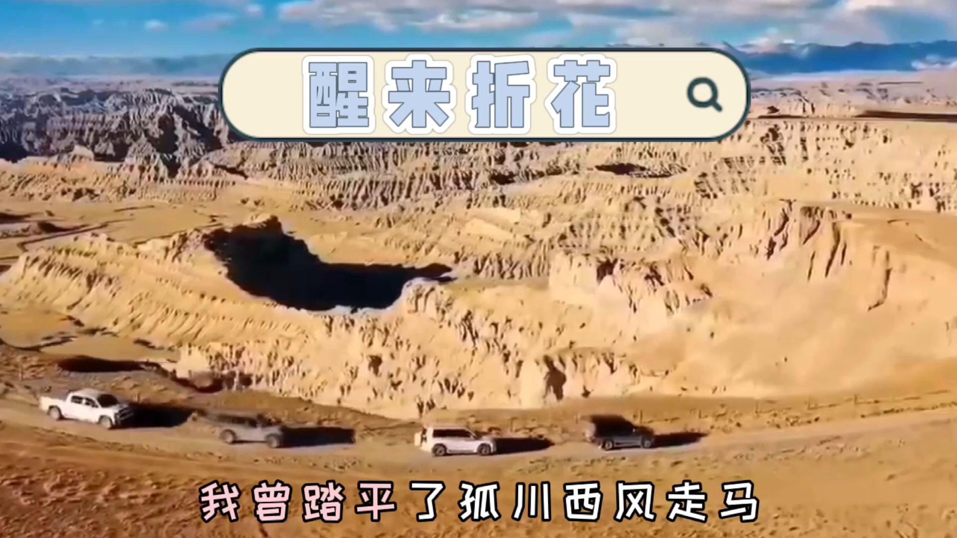 经典老歌#《醒来折花》:秋风萧瑟吹落花,红尘纷扰多牵挂.