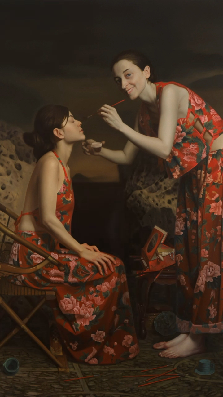 手绘油画#王龙军老师写实油画作品欣赏!