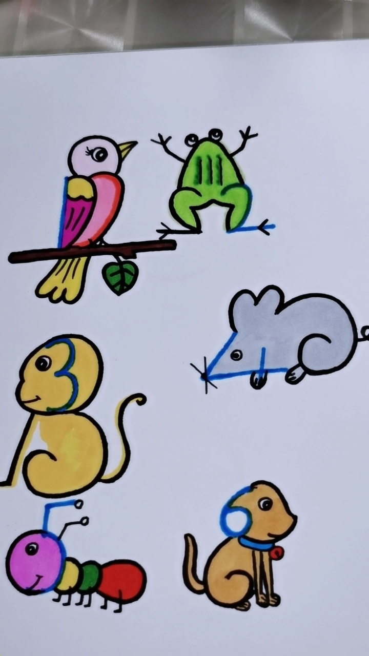 有趣的数字简笔画