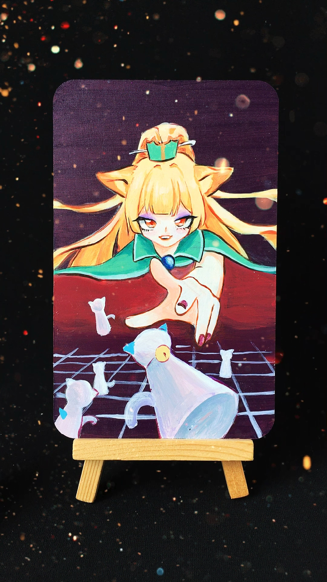 画画的baby#明日公主变身～你想看皓月公主变身吗?-度小视