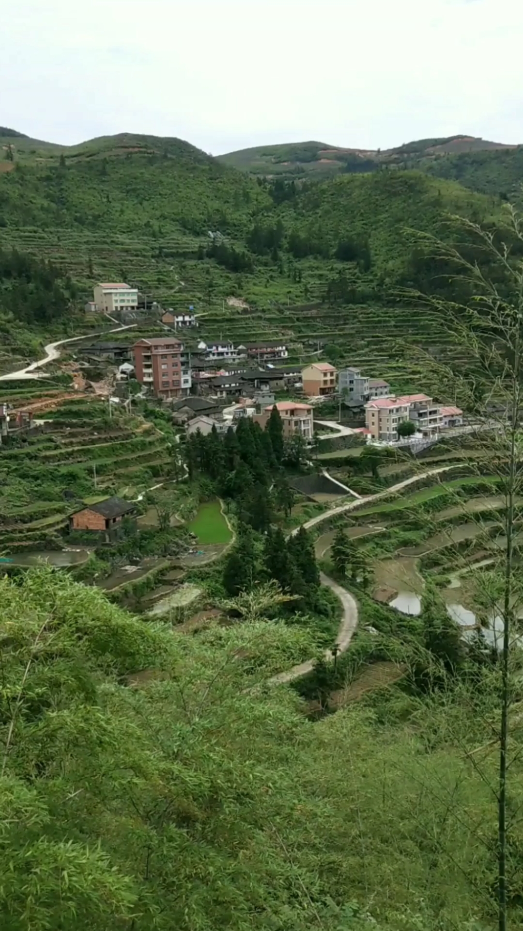 浙江大山深处村庄