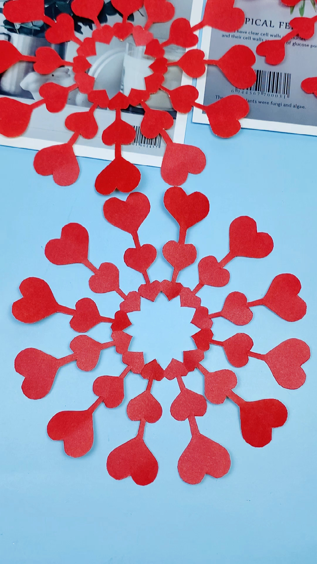 2021我的心愿#过年啦!剪个爱心窗花送给大家!祝大家新年快乐!