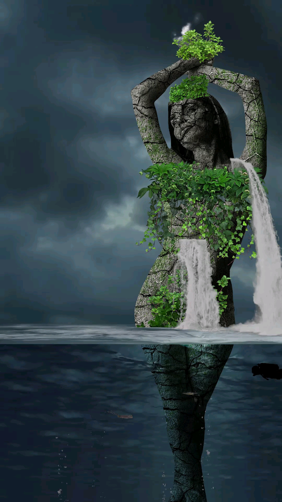 视觉震撼#大自然的鬼斧神工,让人啧啧称奇不假,神形兼备,极具观赏,你