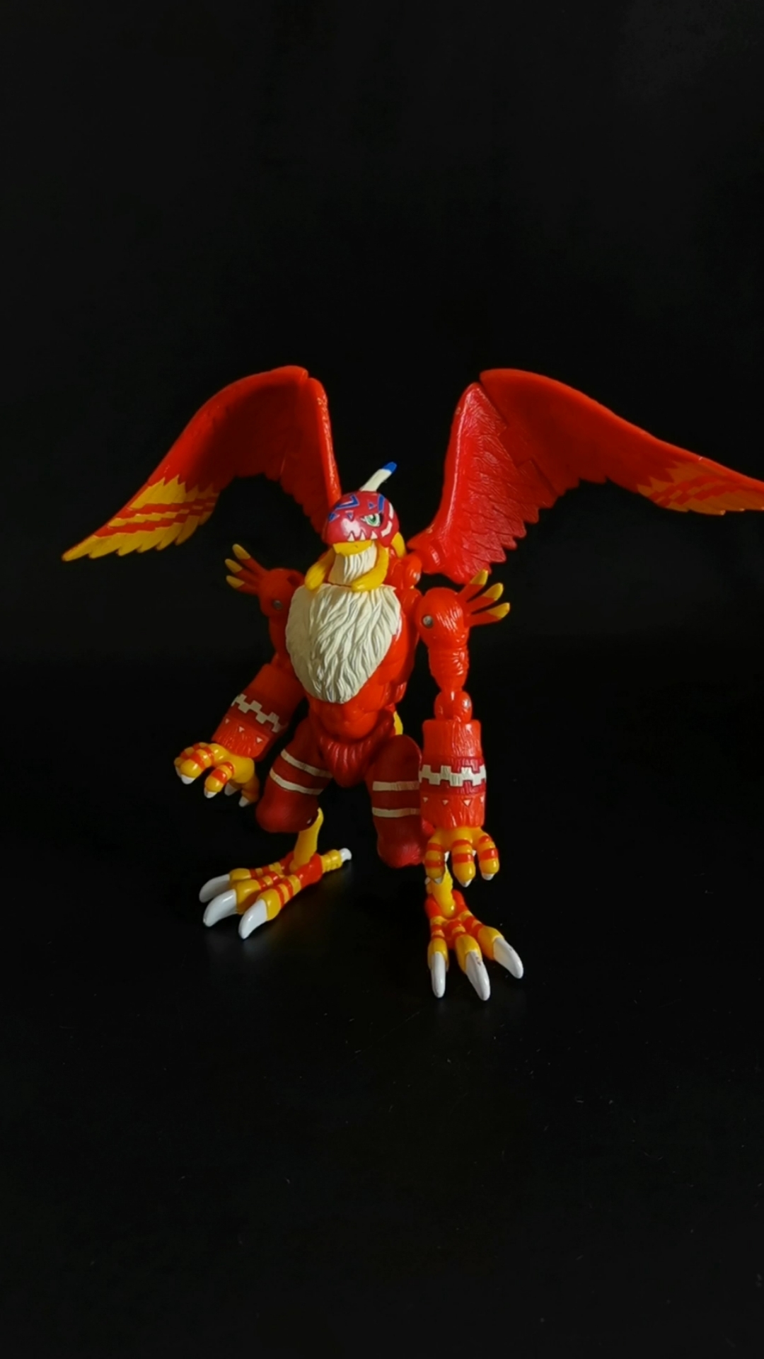 数码宝贝#巴多拉兽超进化伽偻达兽玩具变形过程