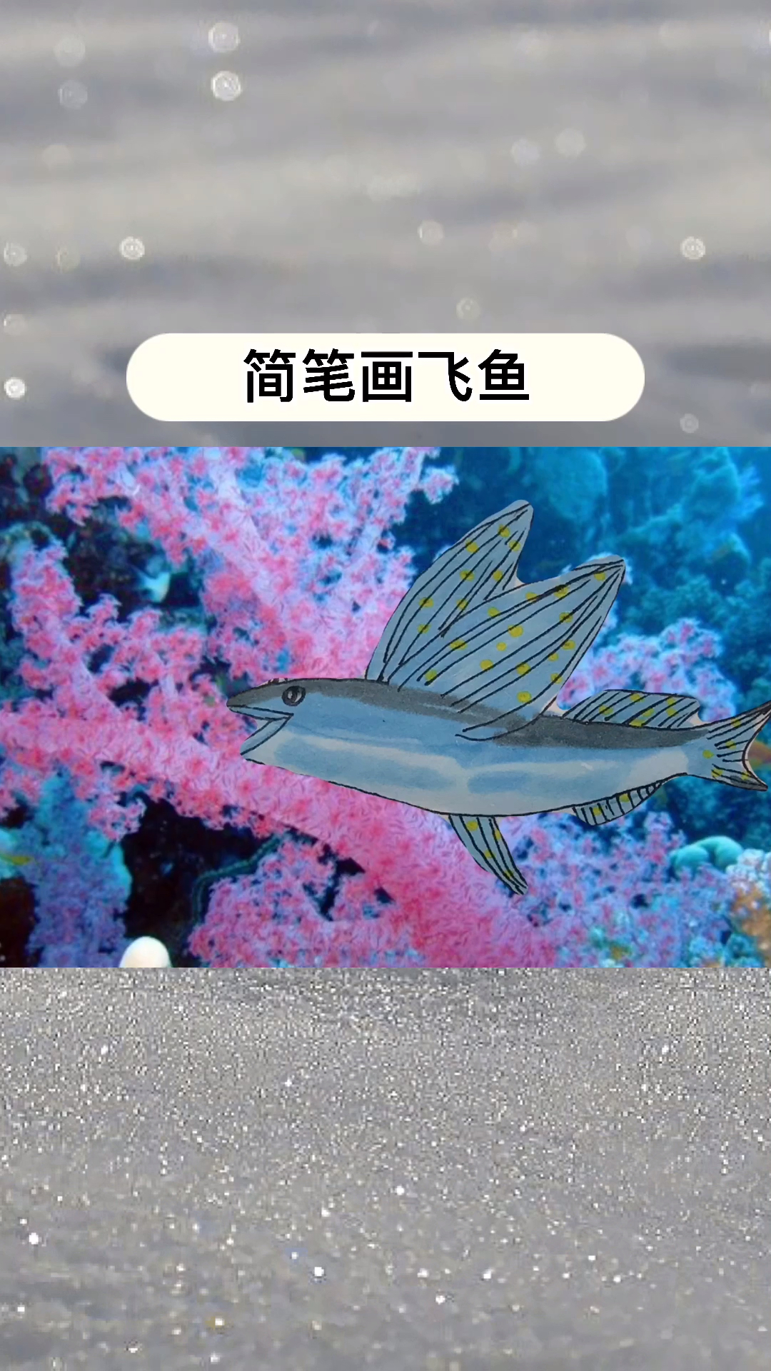 简笔画儿童简笔画飞鱼