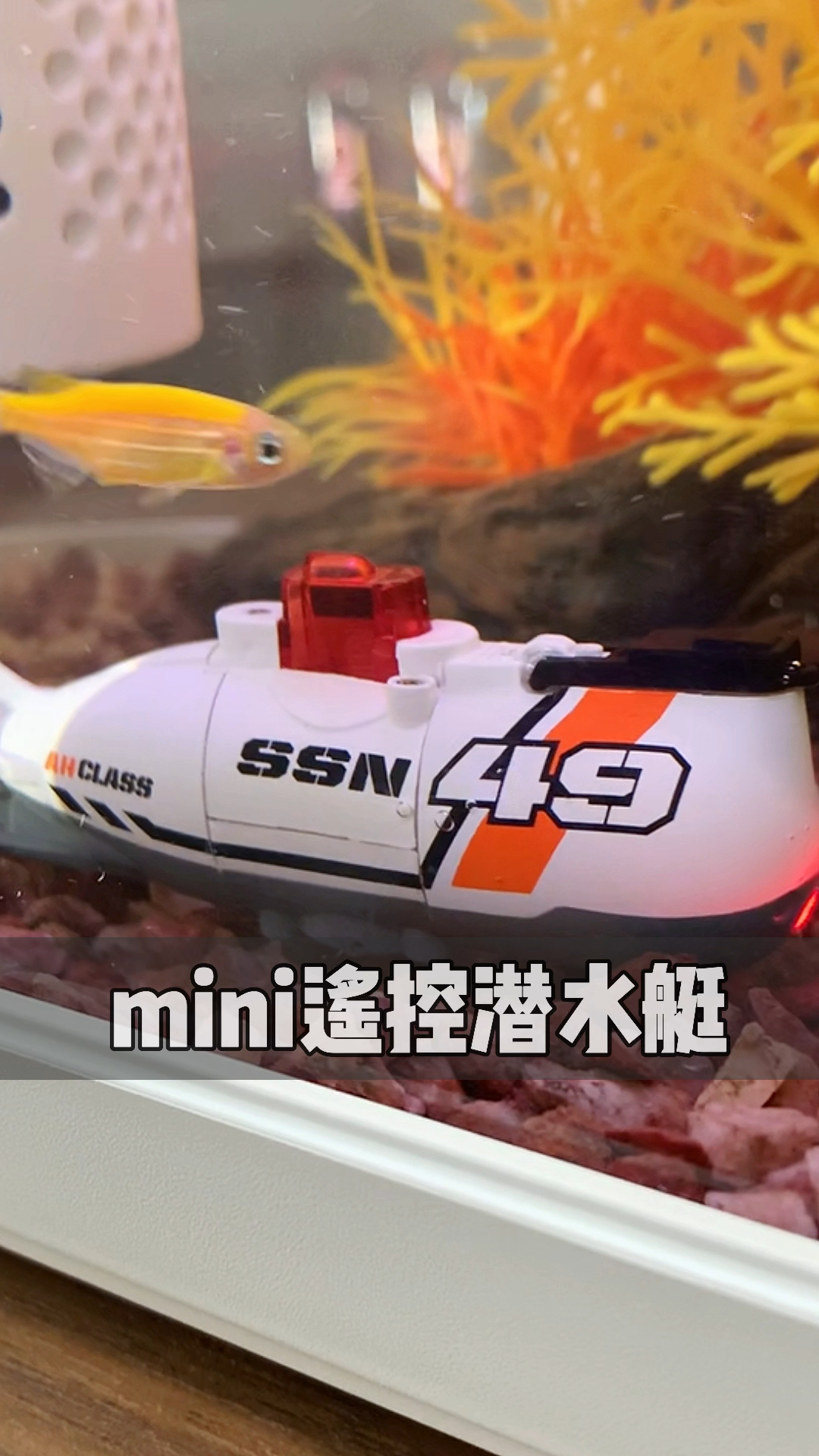 玩具这应该是你见过最小的遥控潜水艇了