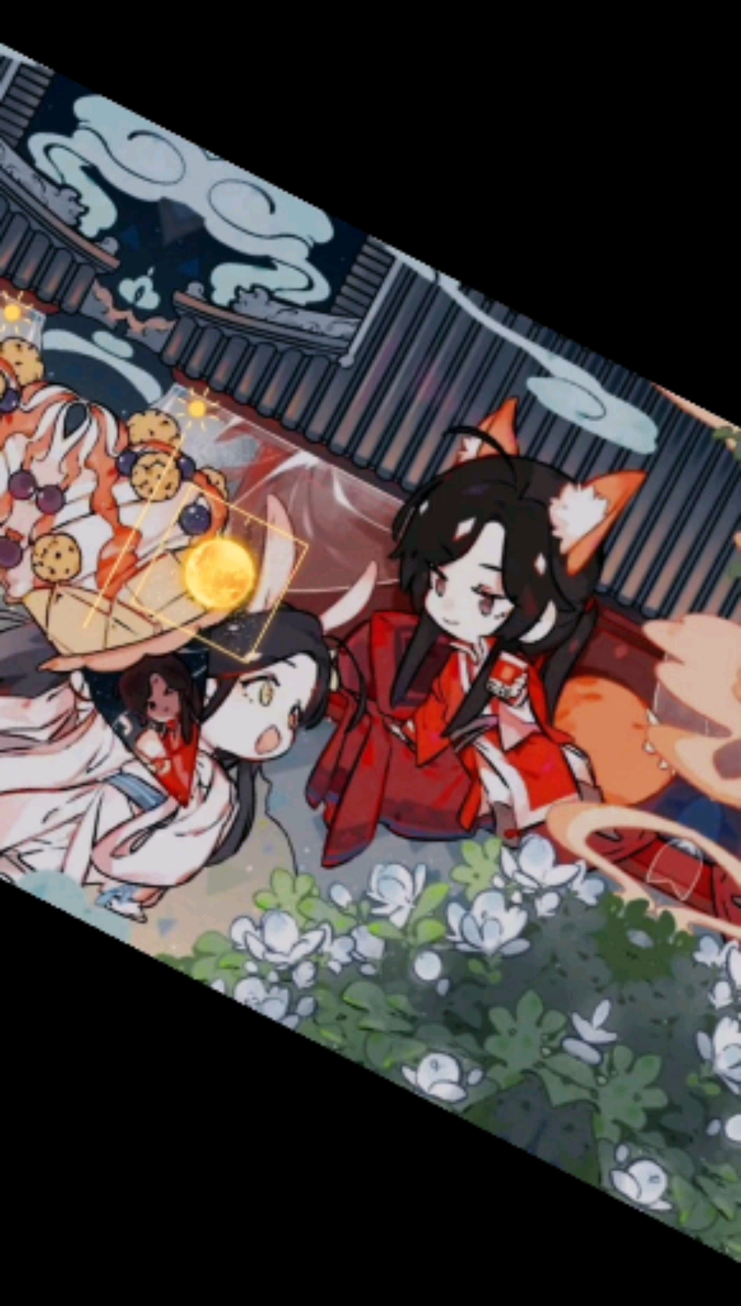 花怜#噼里啪啦噼里啪啦,咻咻咻崩崩崩,过年了