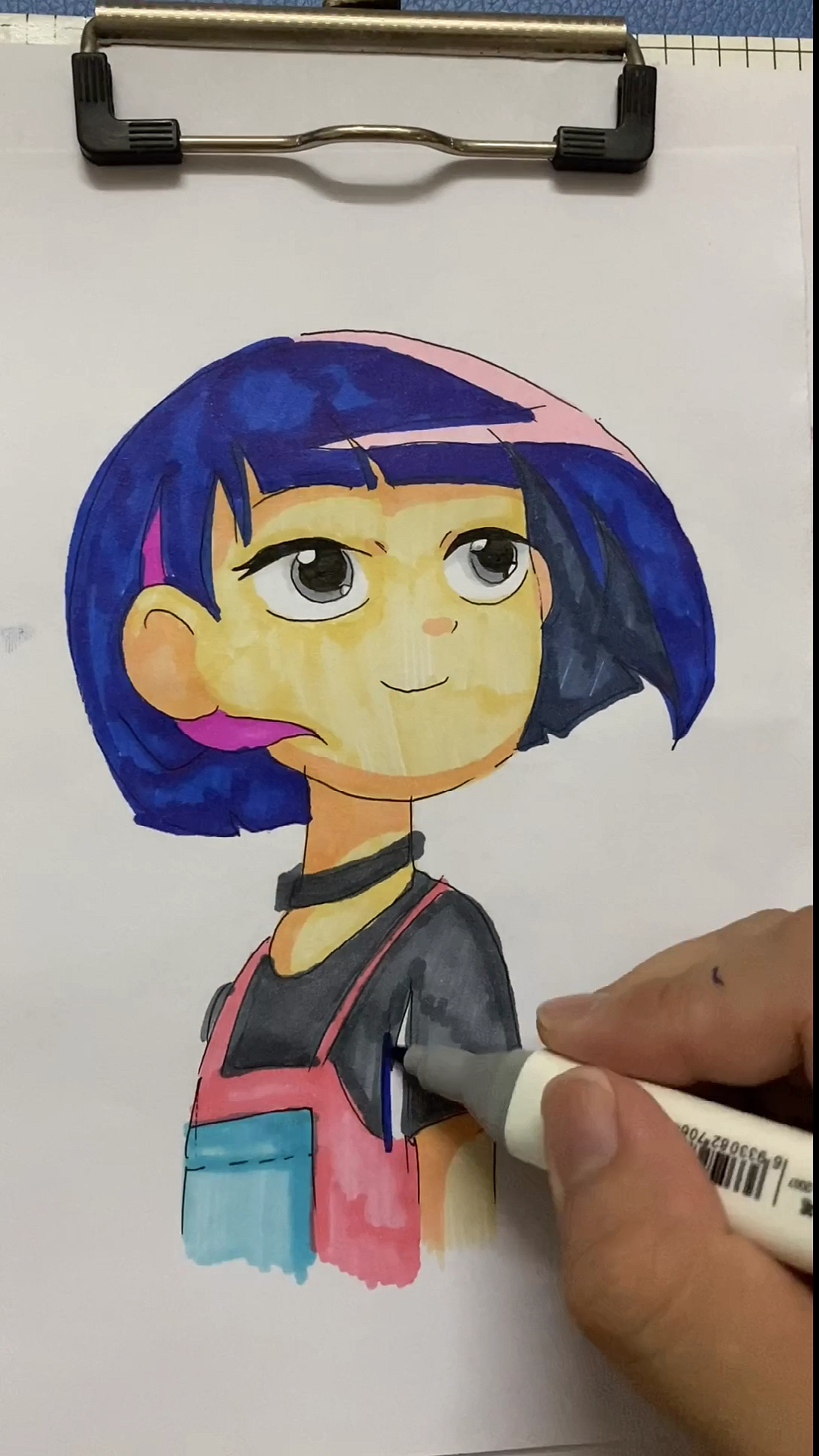 我要上热门这是我还没学画画时画的伍六七里的可乐