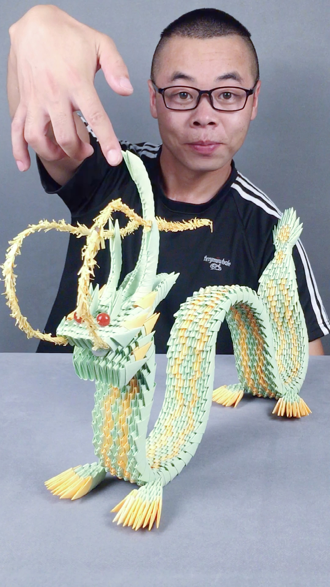 音为有你#用纸折叠的龙,你看像吗?