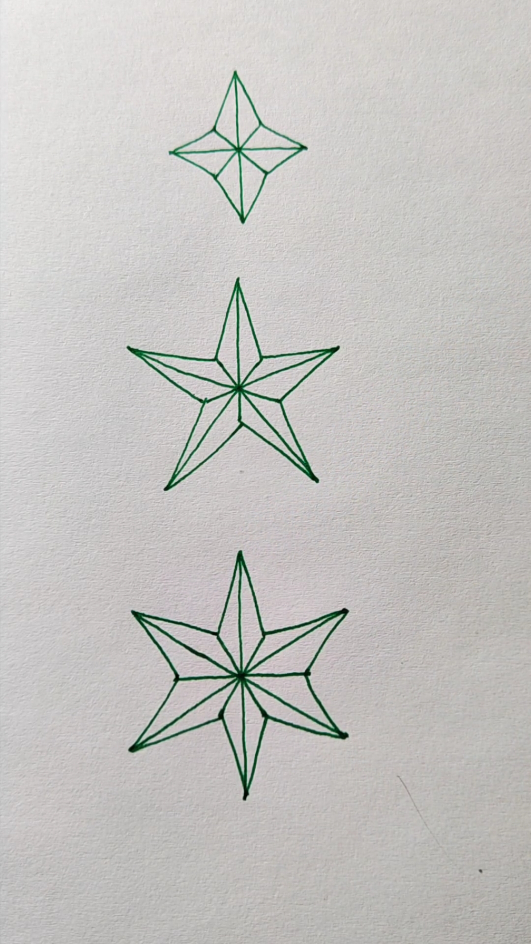 画画原来如此简单#画四五六角星,你喜欢哪一种星星呢-度小视