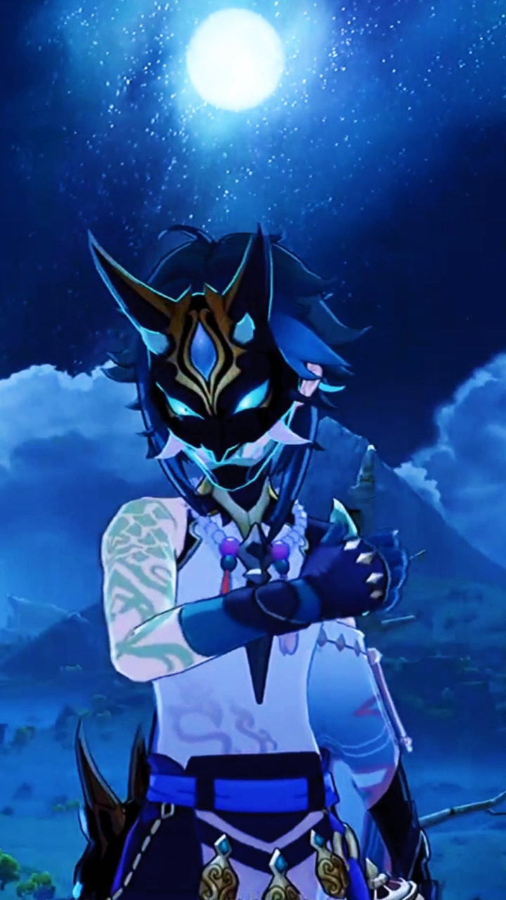 原神#魈大人面具一带,谁也不爱