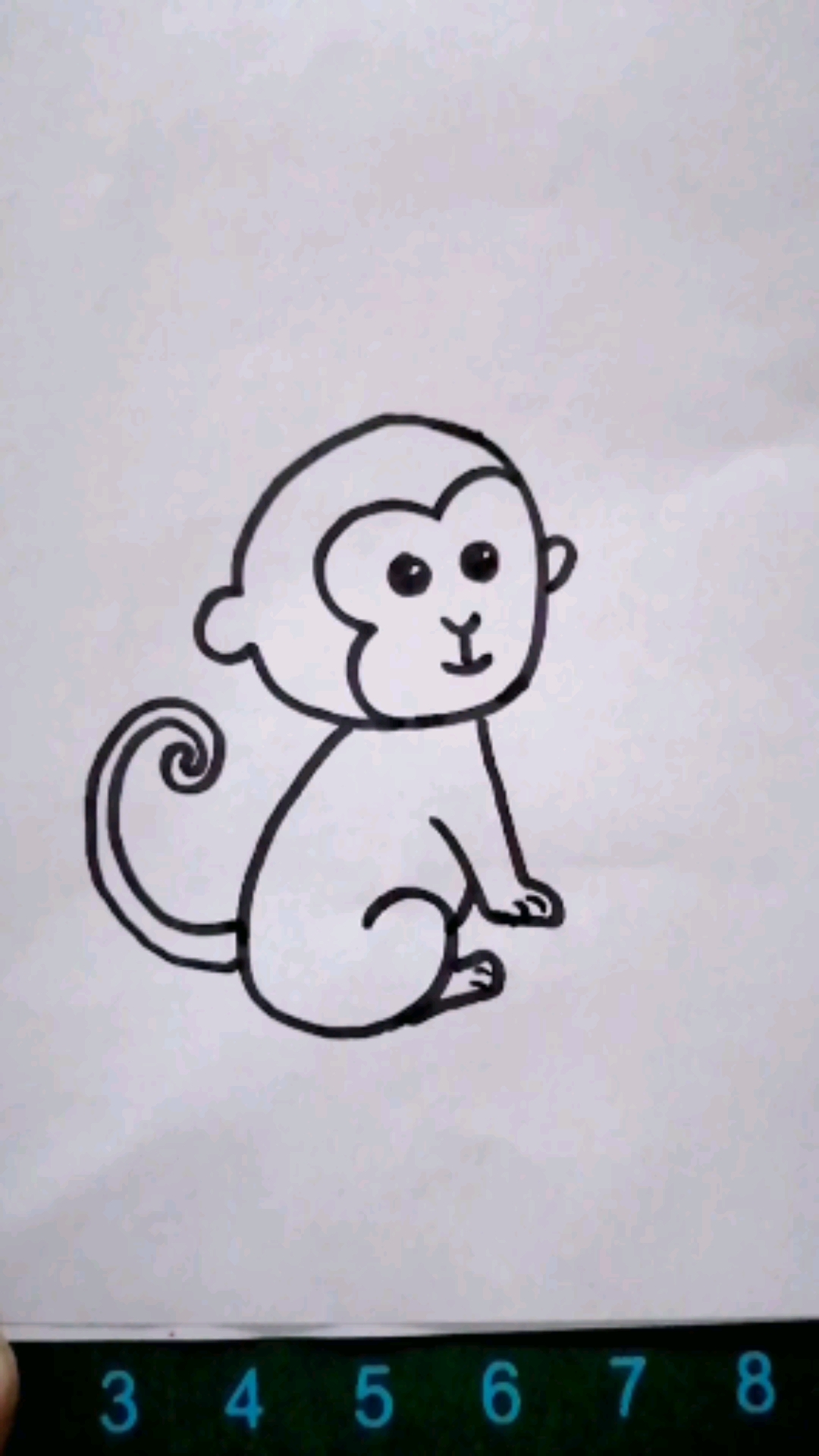 神颜福利社#猴子简笔画