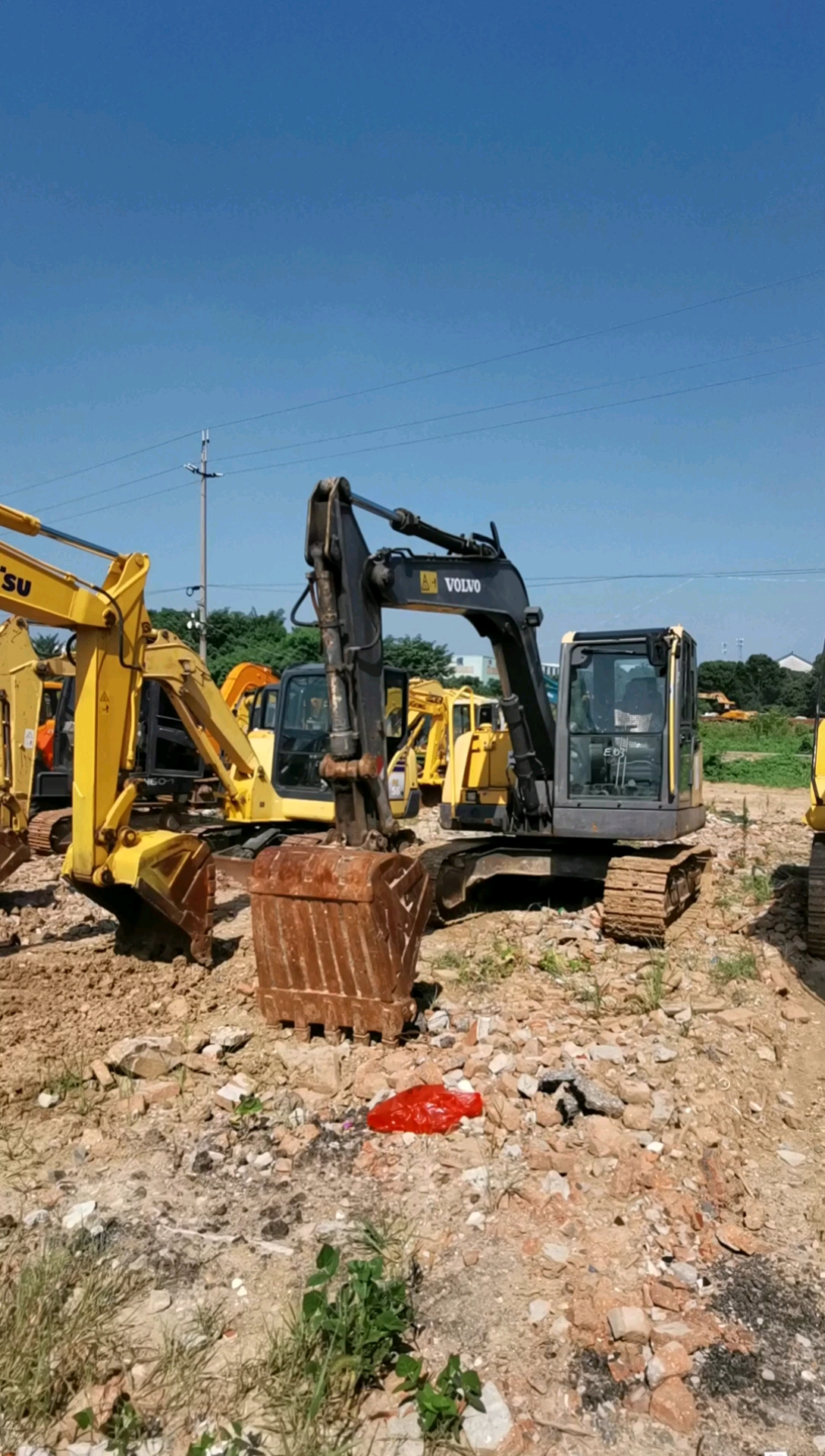 二手挖掘机个人#沃尔沃80二手挖掘机拍摄