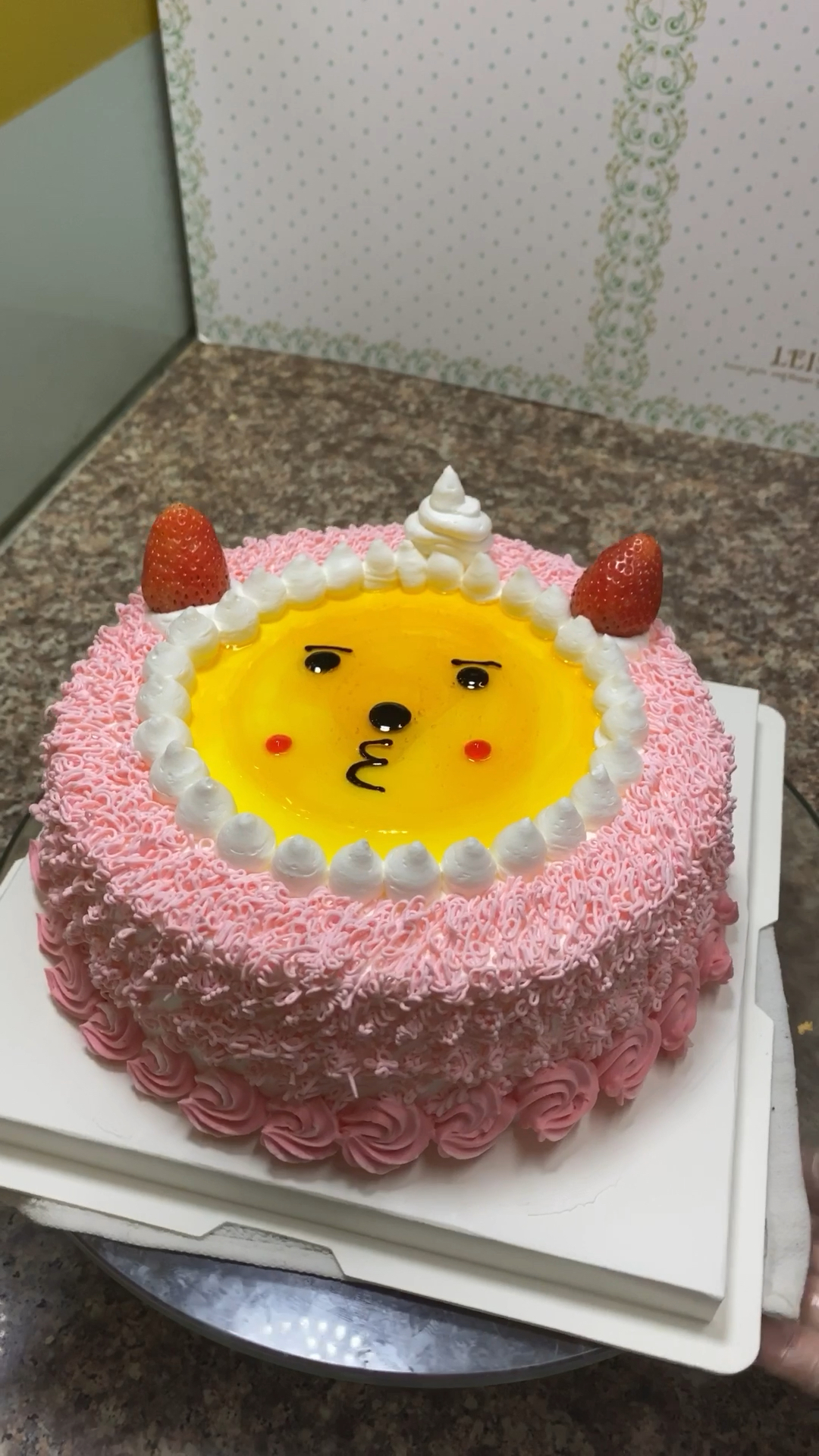 卡通蛋糕#美羊羊