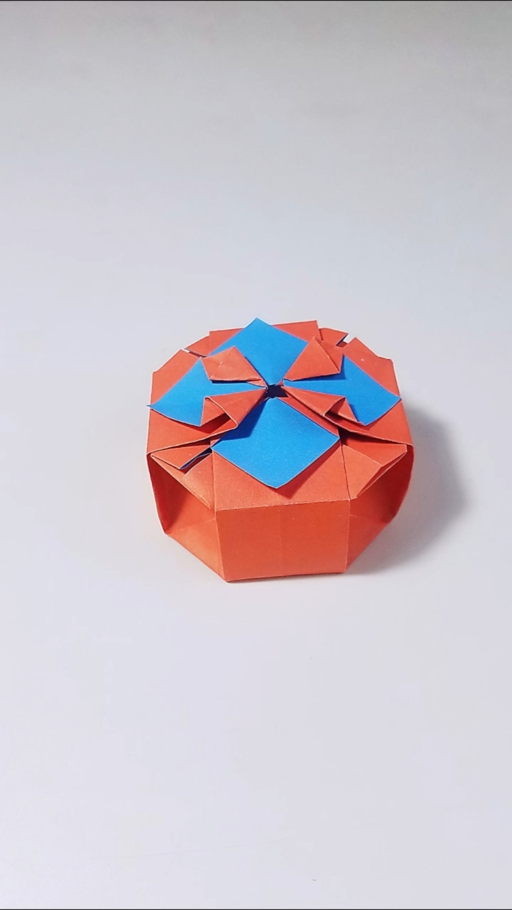 折纸#折纸八角礼盒视频教程