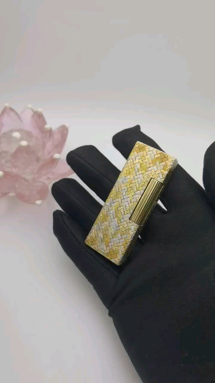 18k黄金编织登喜路打火机
