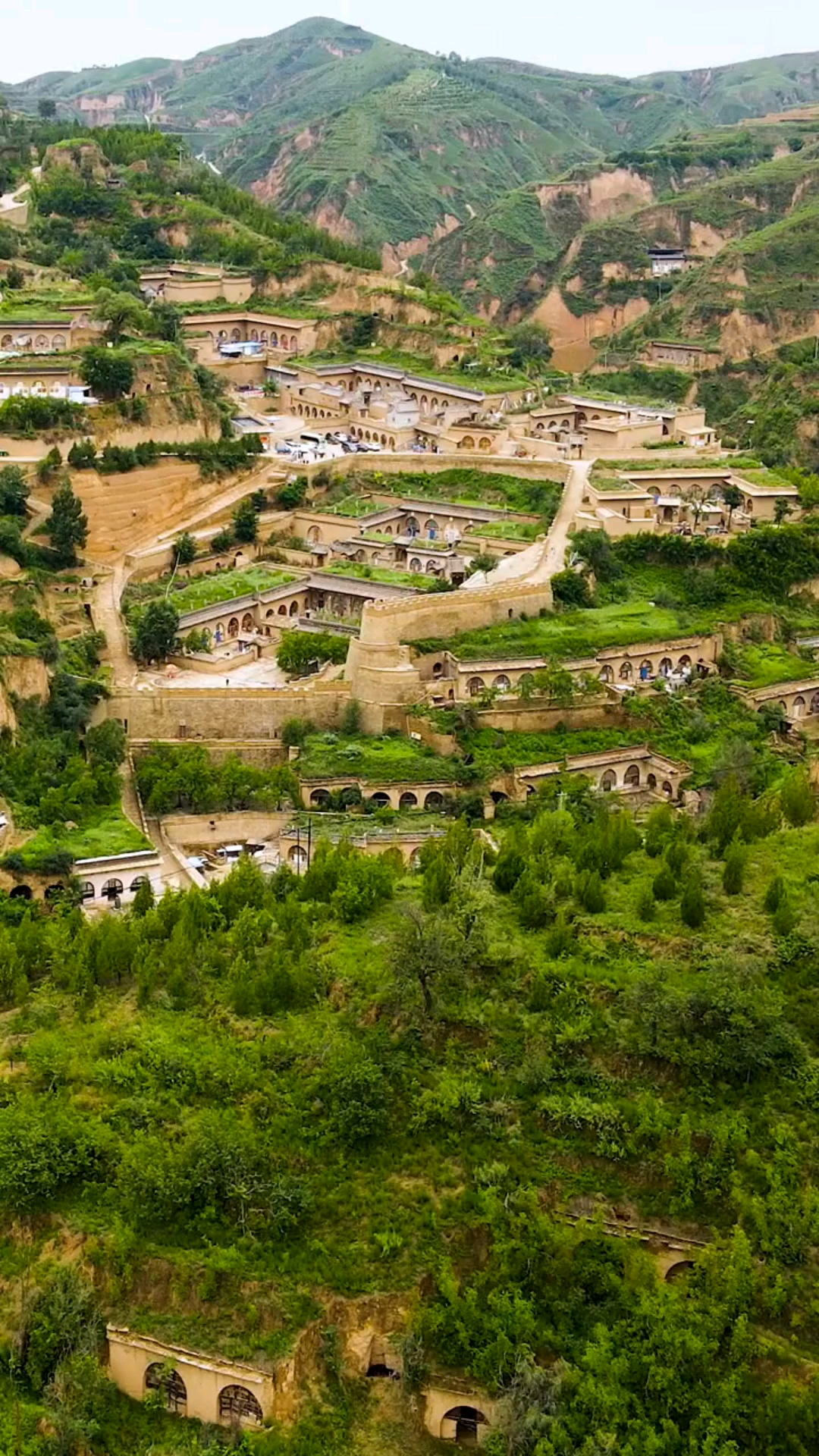 陕北:杨家沟,风景如画.