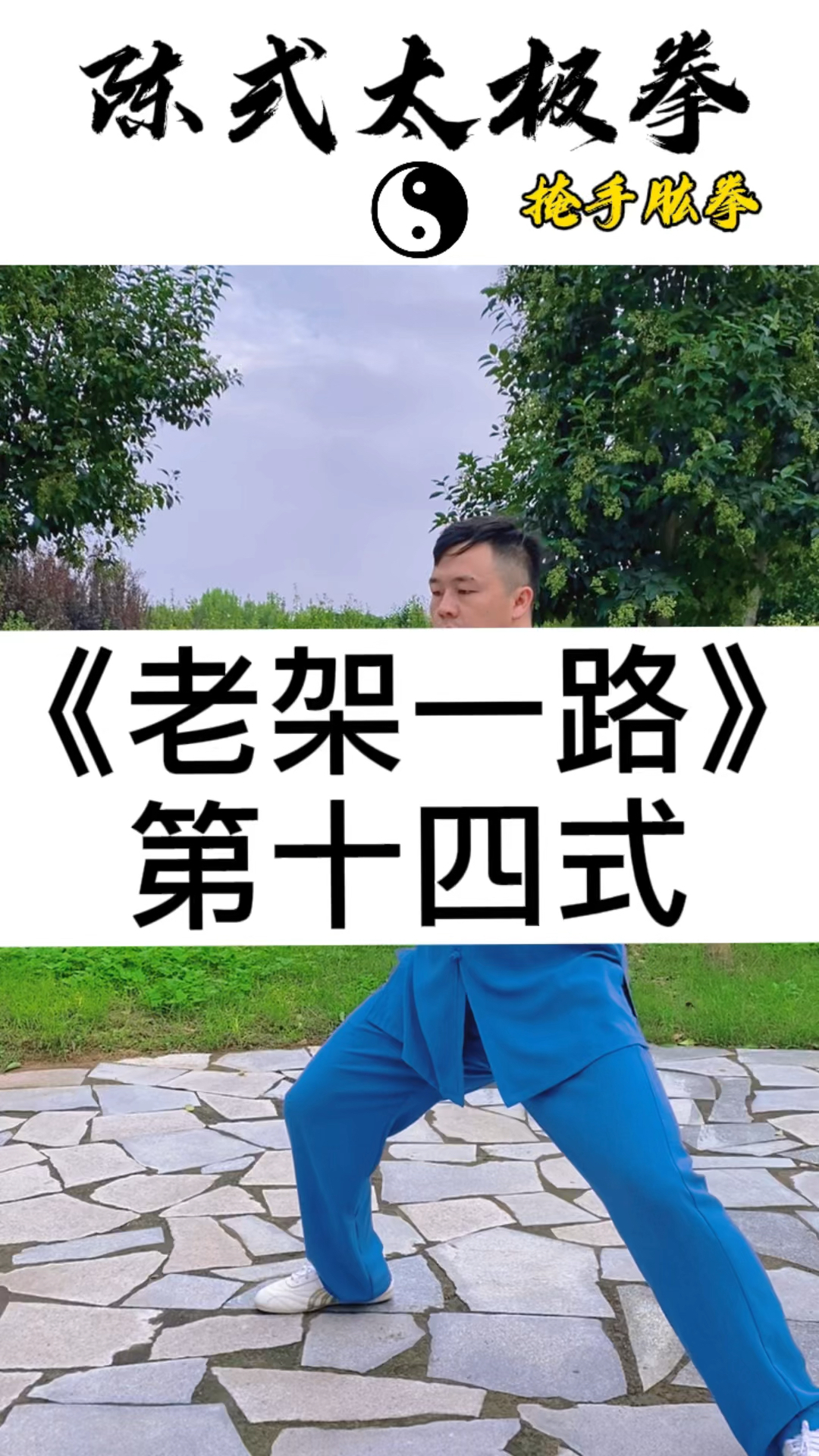 太极拳养生运动选择慢运动慢动作首选太极拳老架一路第十四式掩手肱拳