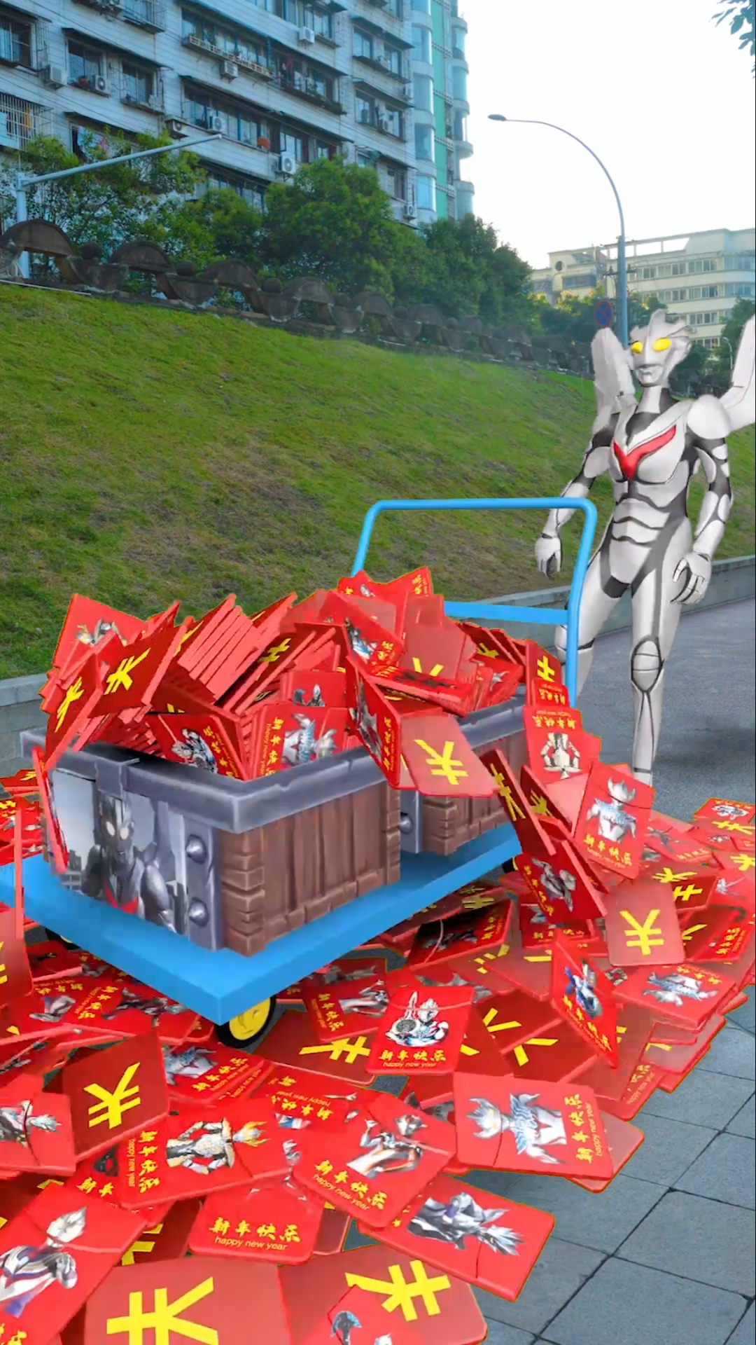 诺亚哥哥带来了好多奥特曼红包