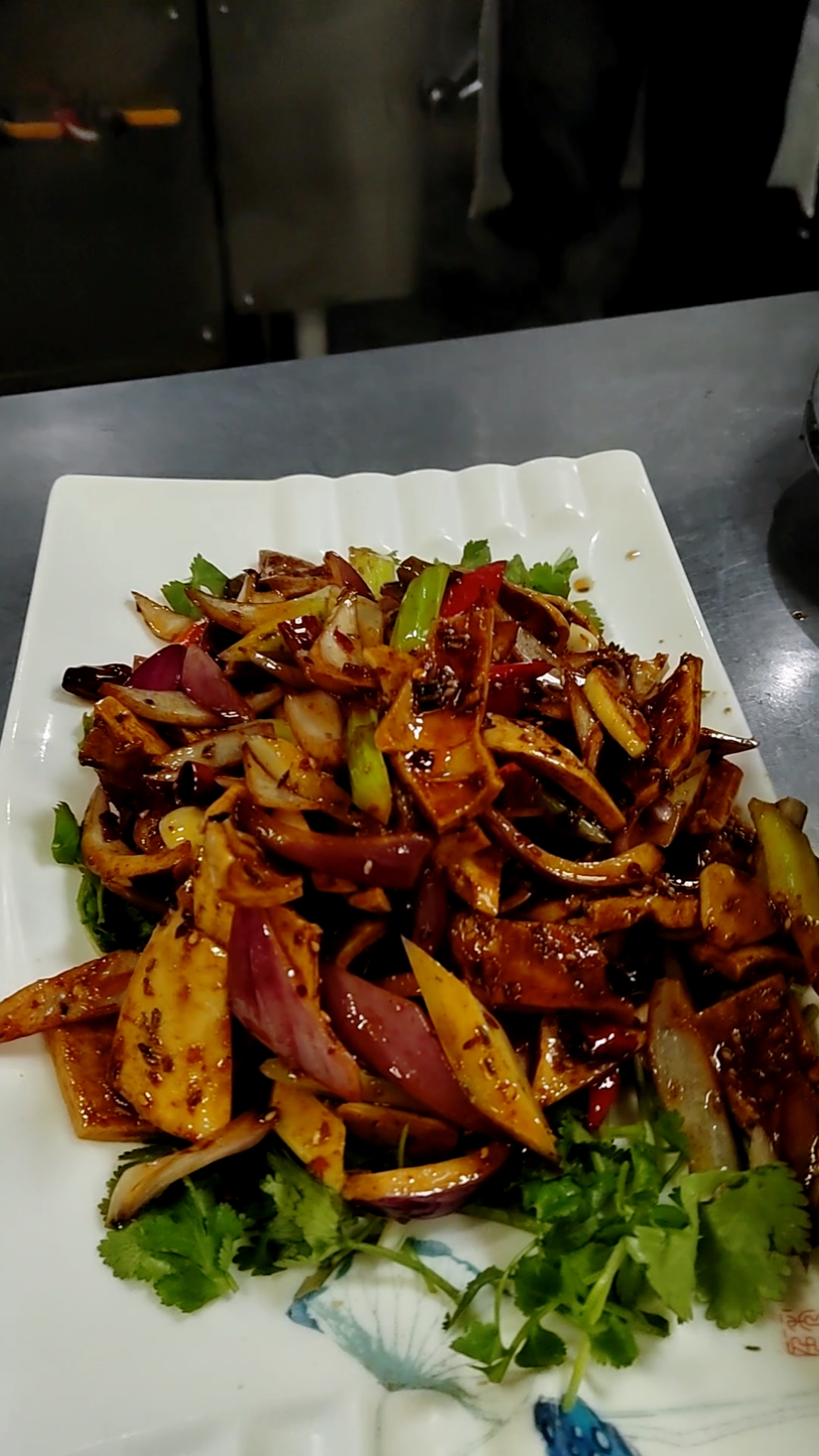 孜然牛心管口感非常q弹