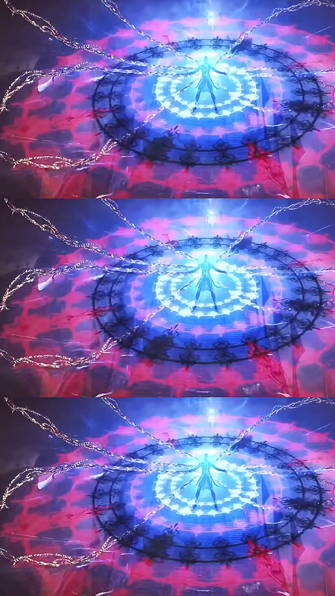 动漫不一样的斗罗唐三亮魂环震碎武魂殿