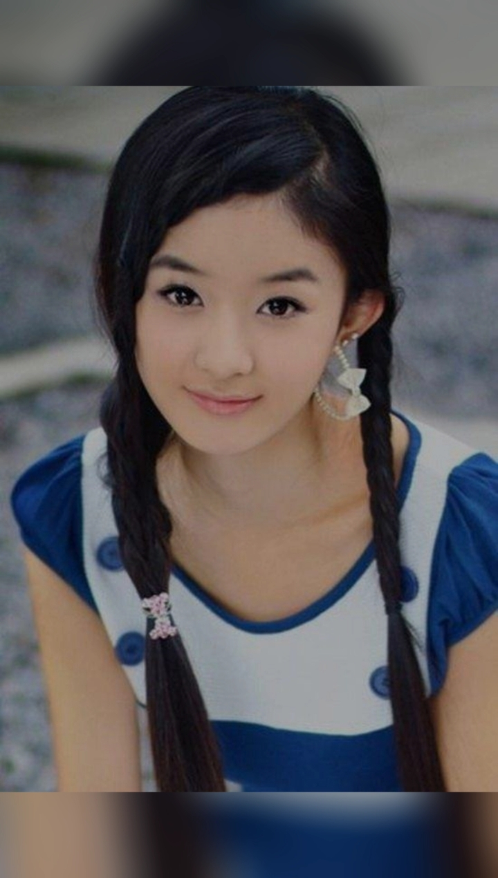 赵丽颖#赵丽颖早期图片,青春少女感满满,纯真而美好.